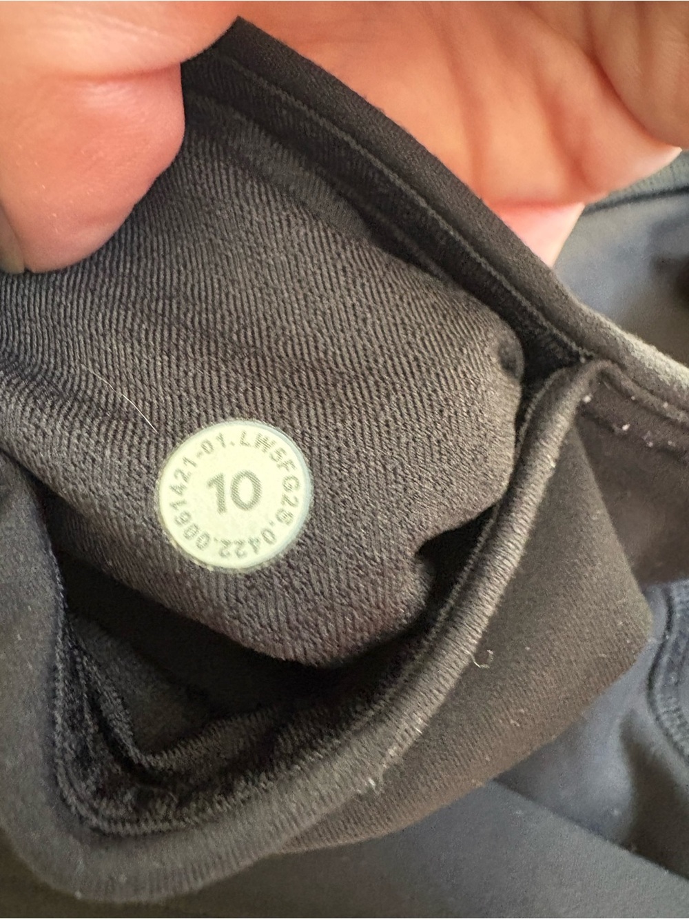 Lululemon Groove Nulu High Rise Flare Pants Size 10 Black *see description - Picture 4 of 10